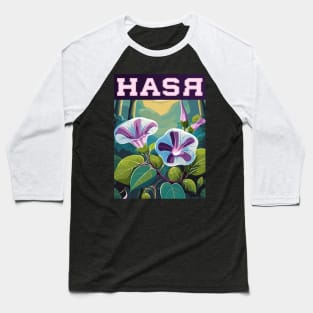 Flower Morning Glory (Design 1) Baseball T-Shirt